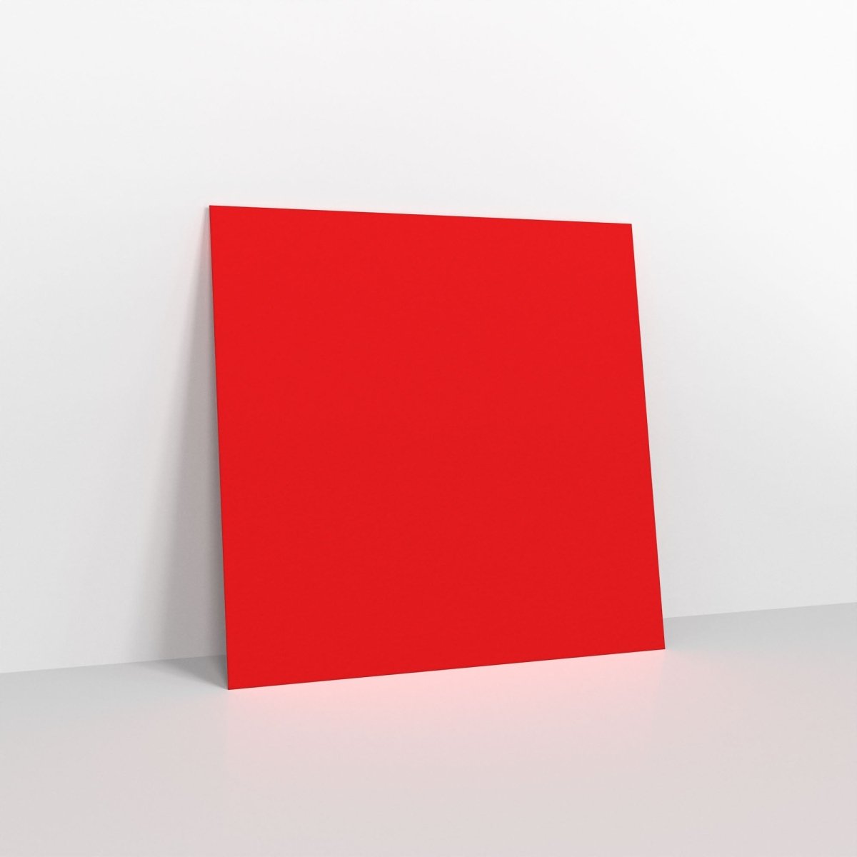 Bright Red Coloured Peel and Seal Envelopes - Square - 220 x 220mm