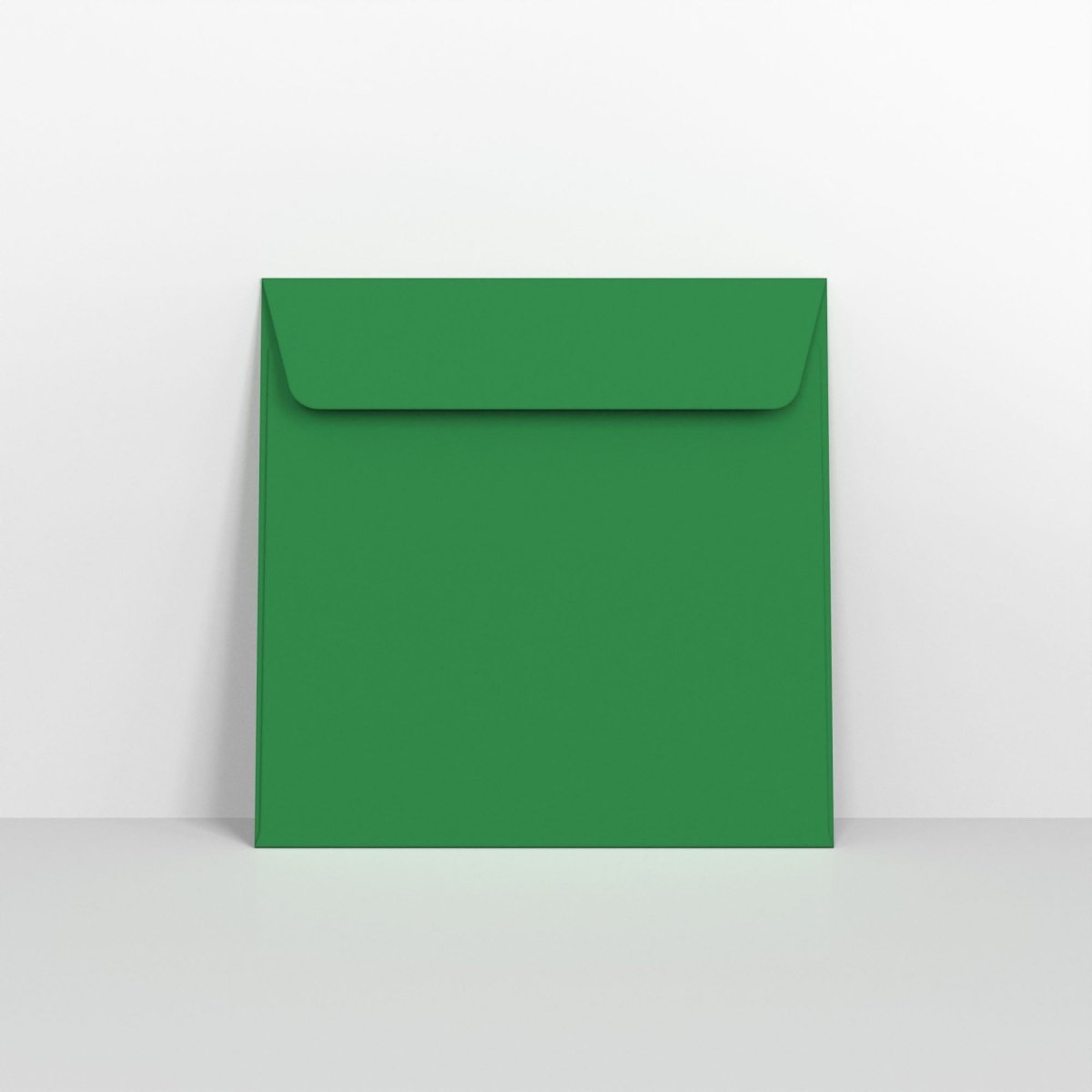 Deep Green Coloured Peel and Seal Envelopes - Square - 220 x 220mm