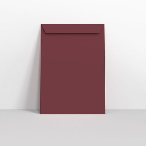 LCC4BUR - Burgundy Coloured Peel and Seal Envelopes - Coloured Peel and Seal Envelope