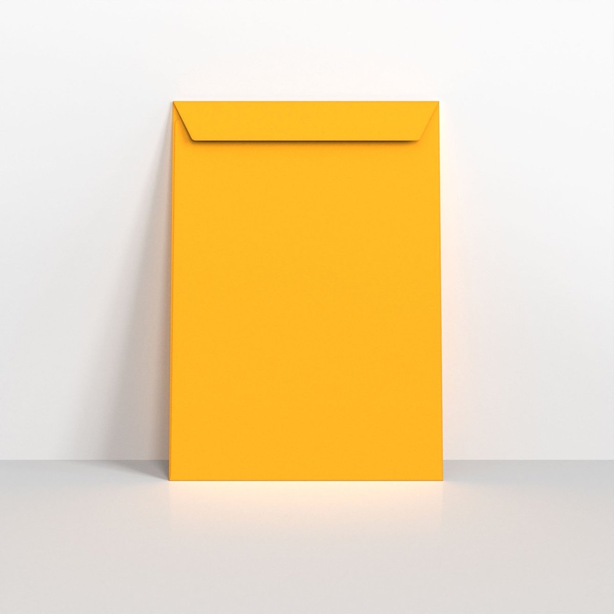Dark Yellow Coloured Peel and Seal Envelopes - Without Window C4 - 324 x 229mm