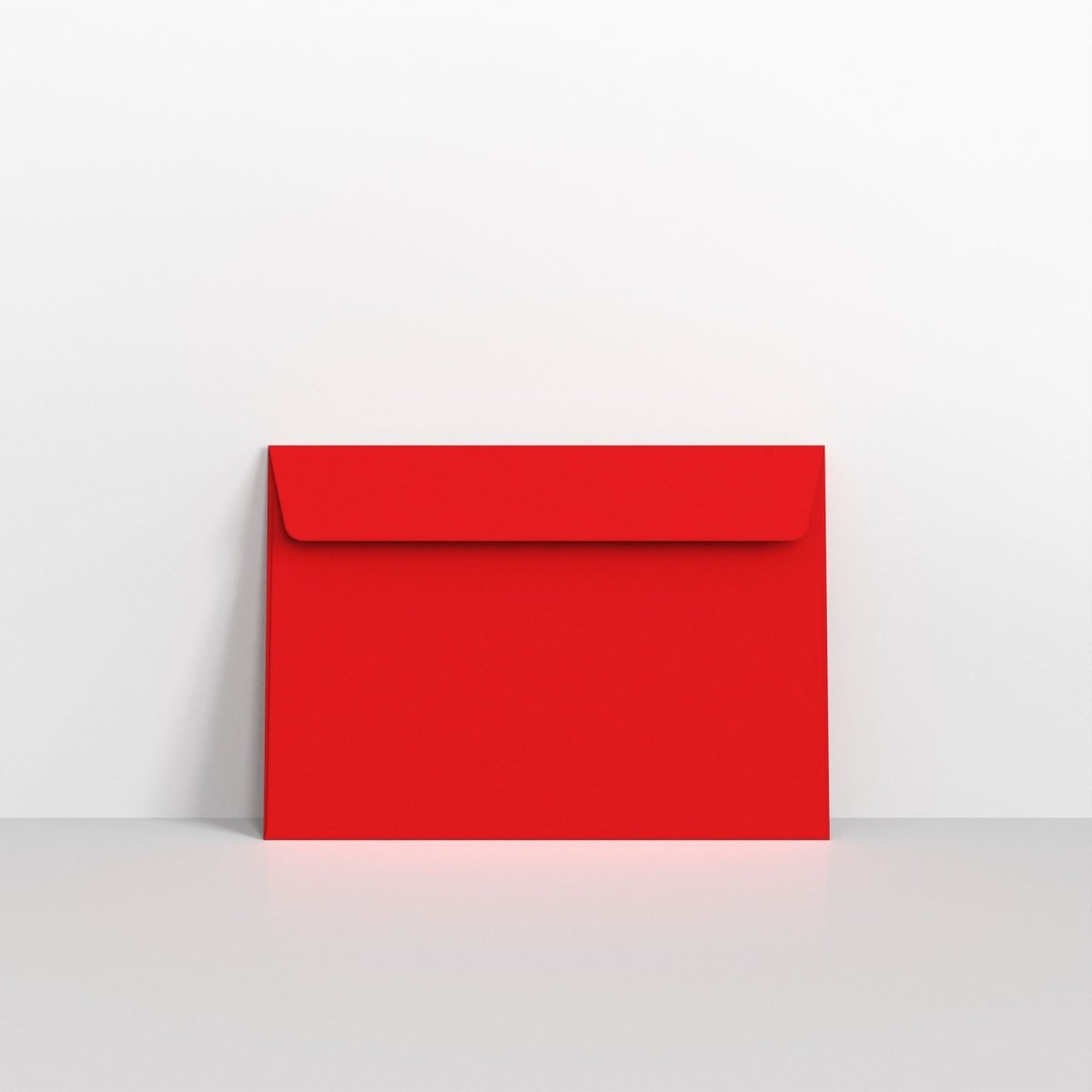 Bright Red Coloured Peel and Seal Envelopes - C6 - 114 x 162mm