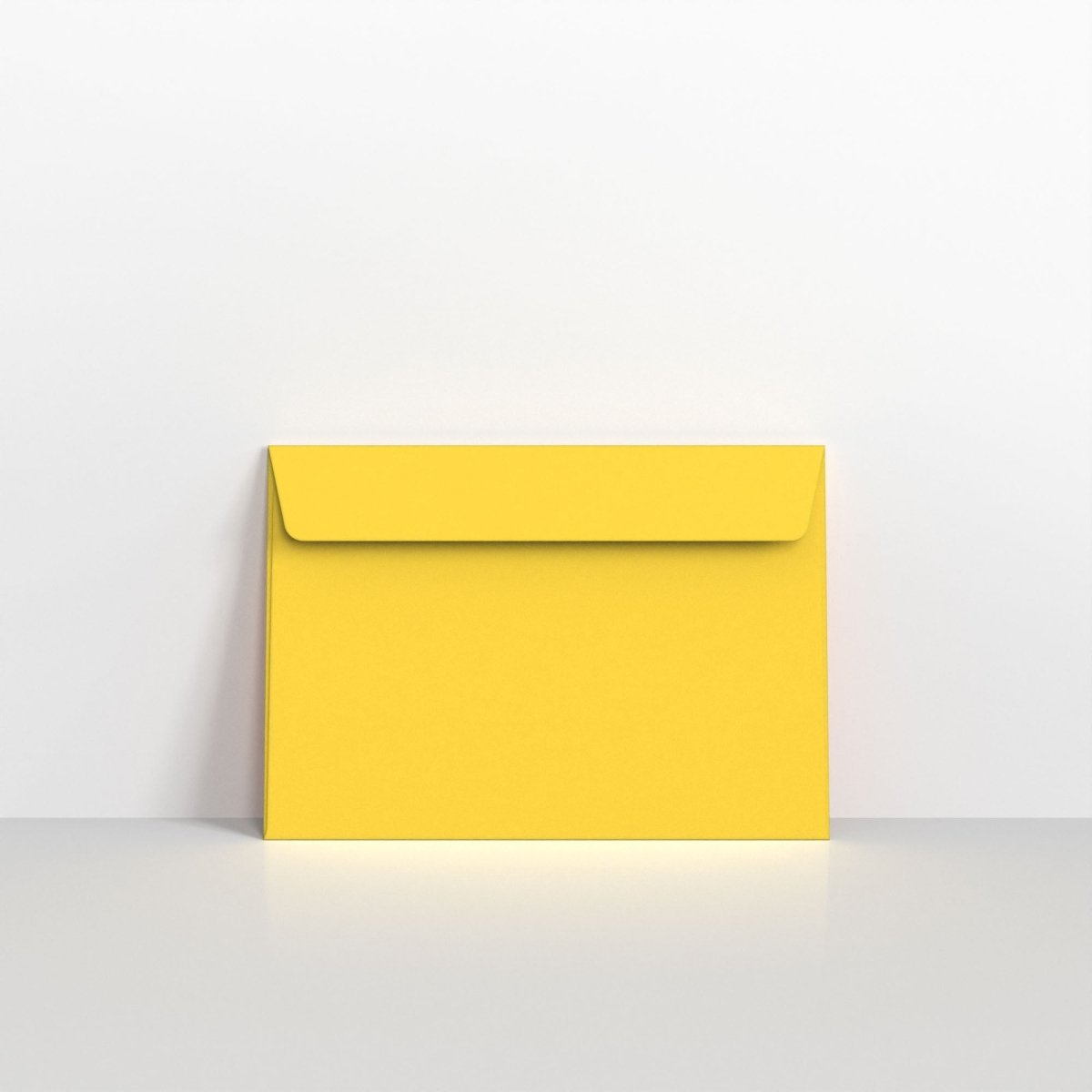 Mid Yellow Coloured Peel and Seal Envelopes - C6 - 114 x 162mm