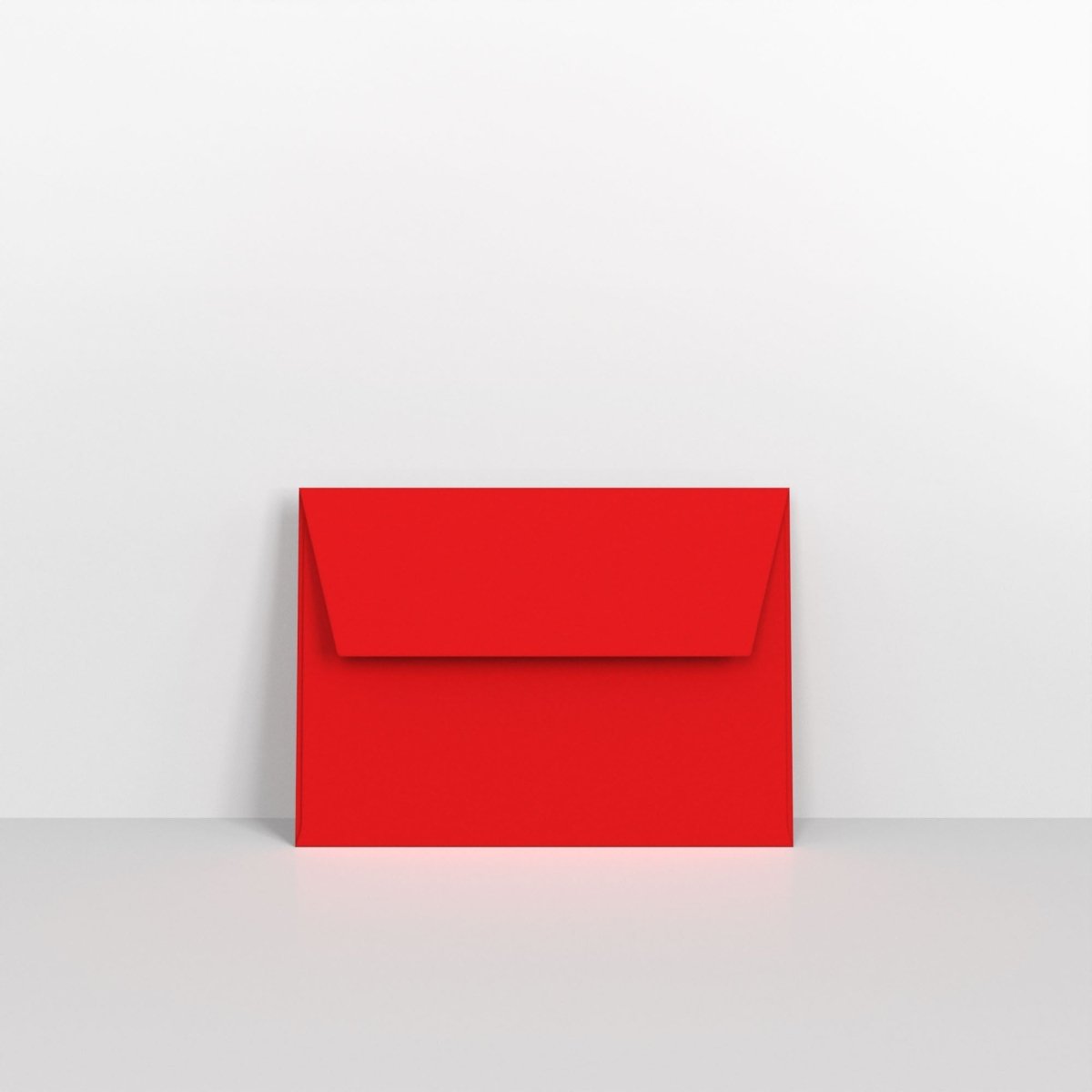 Bright Red Coloured Peel and Seal Envelopes - C7 - 82 x 113mm