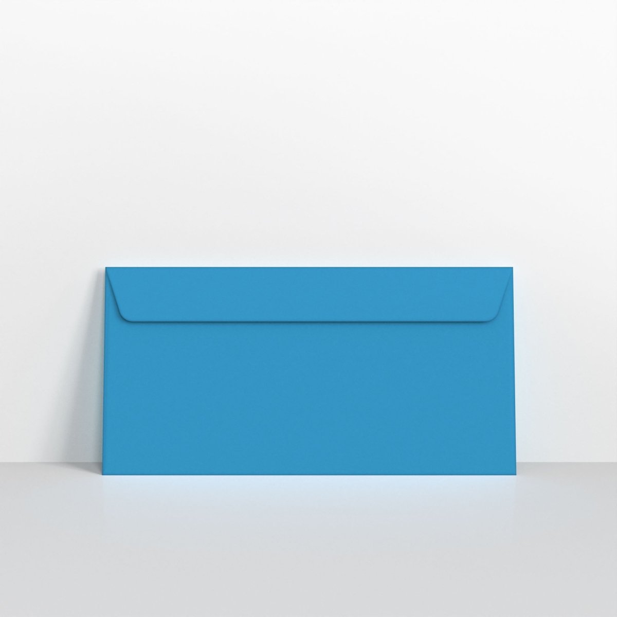 Bright Blue Coloured Peel and Seal Envelopes - DL - 110 x 220mm