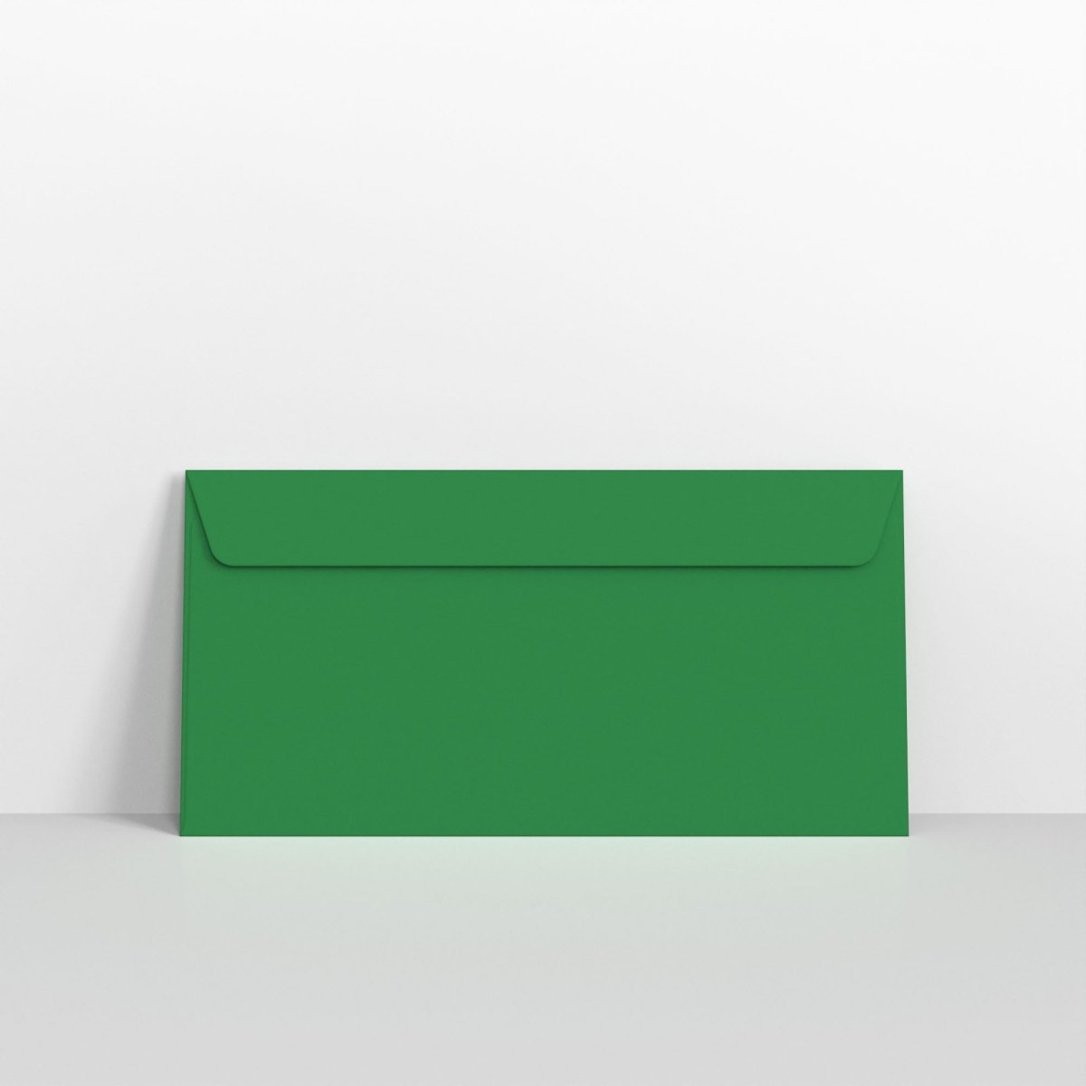 Dark Green Coloured Peel and Seal Envelopes - DL - 110 x 220mm