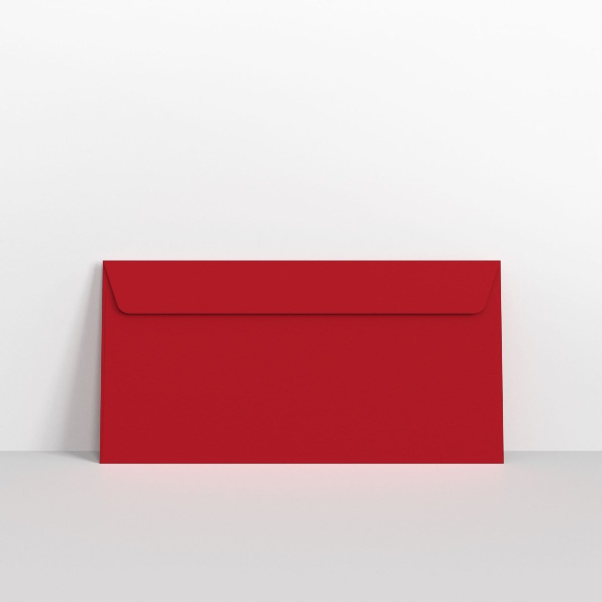 Dark Red Coloured Peel and Seal Envelopes - Without Window DL - 110 x 220mm