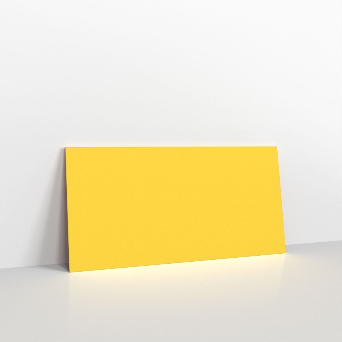 Mid Yellow Coloured Peel and Seal Envelopes - DL - 110 x 220mm