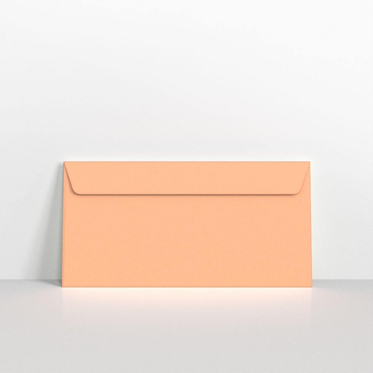Salmon Pink Coloured Peel and Seal Envelopes - DL - 110 x 220mm