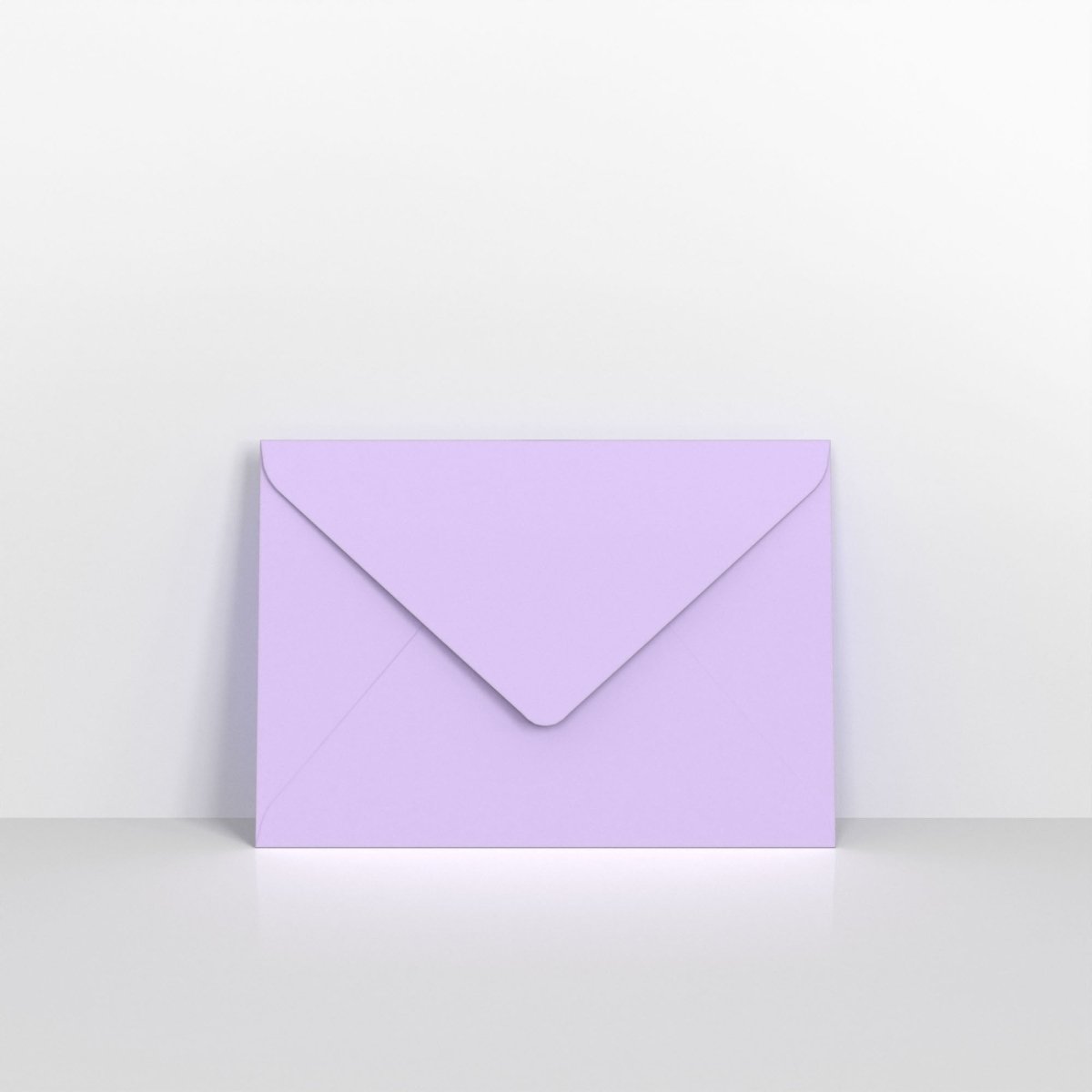 Lilac Lustre Coloured Gummed Greeting Card V Flap Envelopes - 125 x 175mm