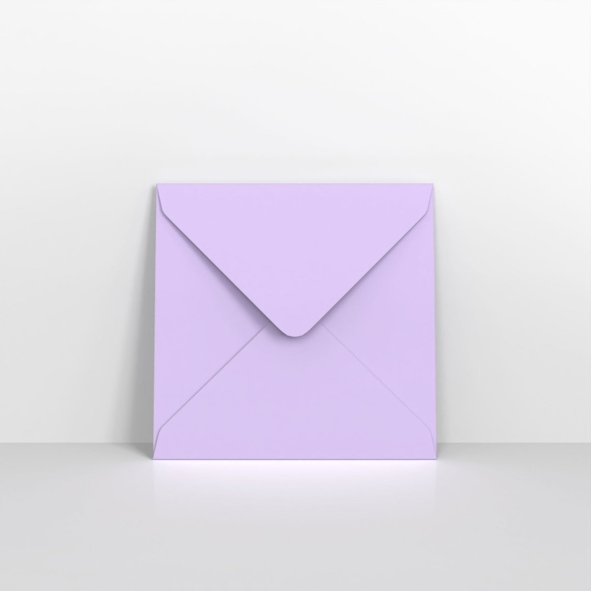 Lilac Lustre Coloured Gummed Greeting Card V Flap Envelopes - Square - 130 x 130mm