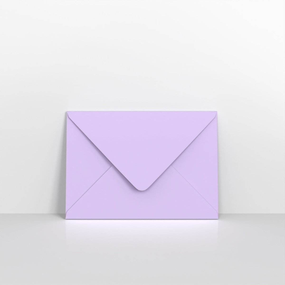 Lilac Lustre Coloured Gummed Greeting Card V Flap Envelopes - 133 x 184mm