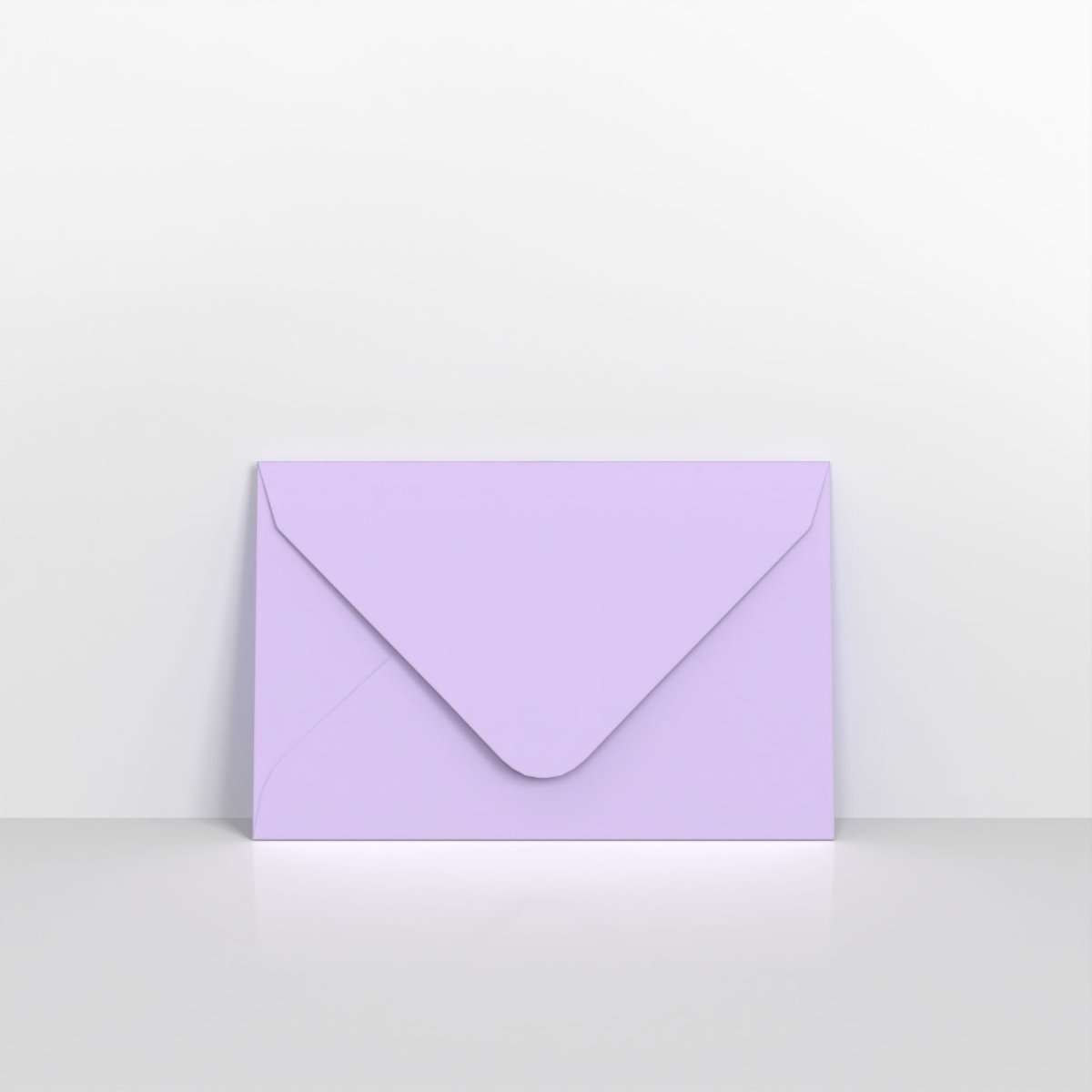 Lilac Lustre Coloured Gummed Greeting Card V Flap Envelopes -
