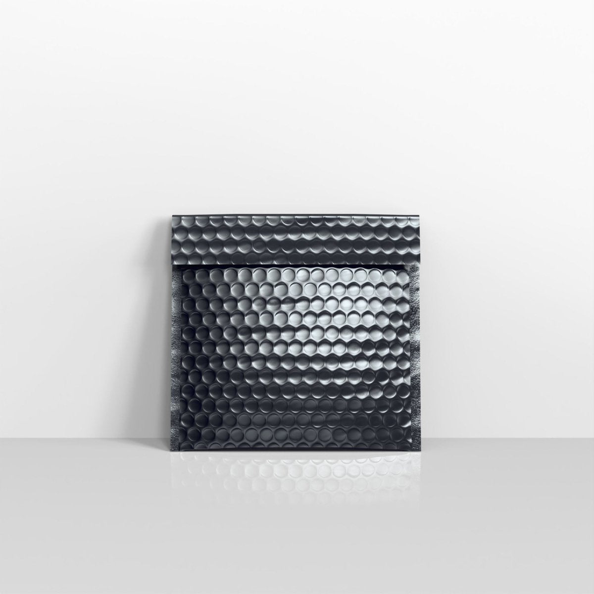 Black Metallic Finish Bubble Bag Mailers - Square - 165 x 165mm