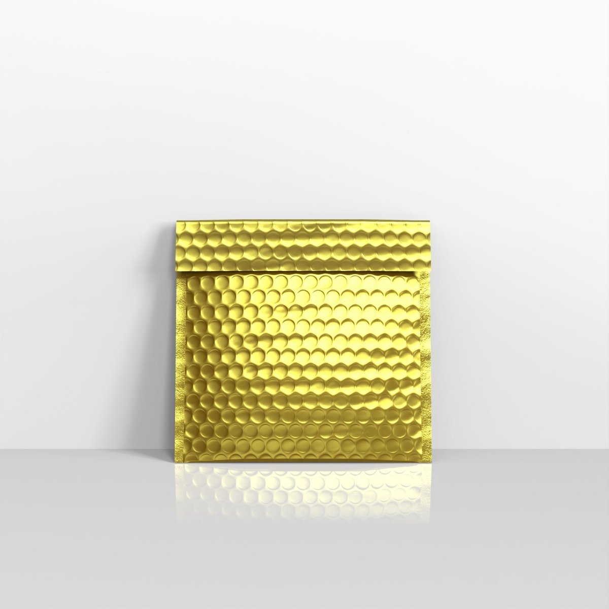 Gold Metallic Finish Bubble Bag Mailers - Square - 165 x 165mm