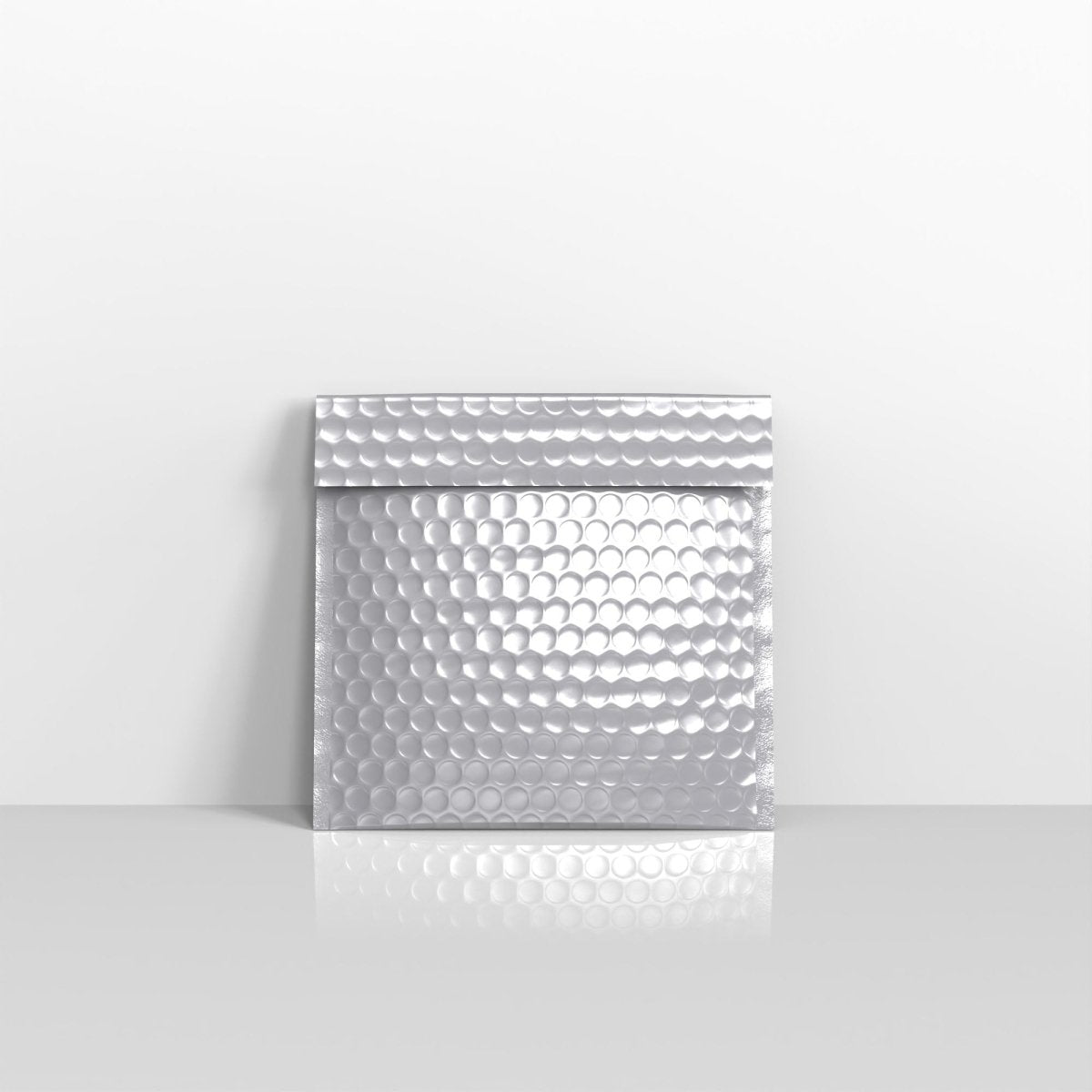Silver Metallic Finish Bubble Bag Mailers - Square - 165 x 165mm
