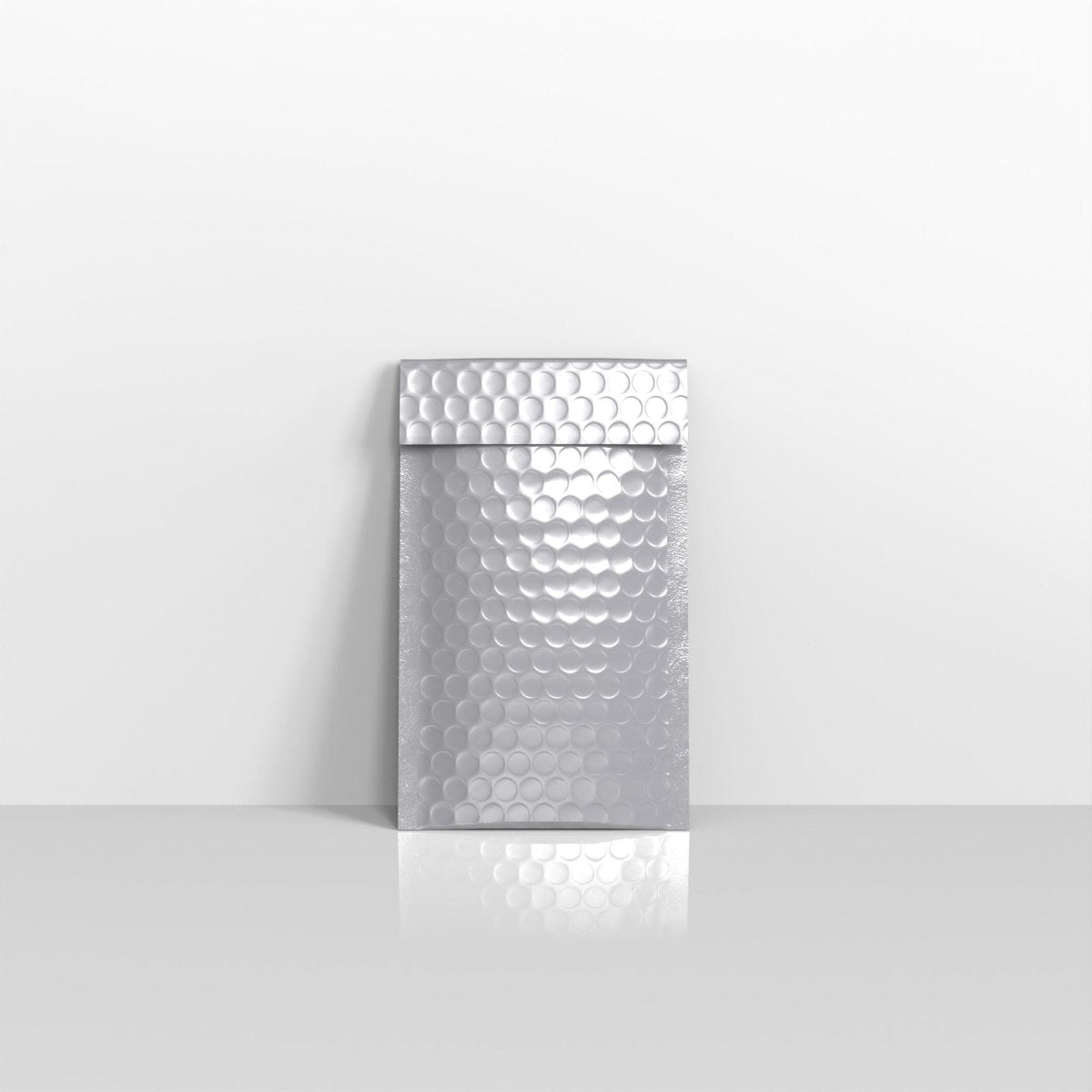 Silver Metallic Finish Bubble Bag Mailers - 180 x 140mm