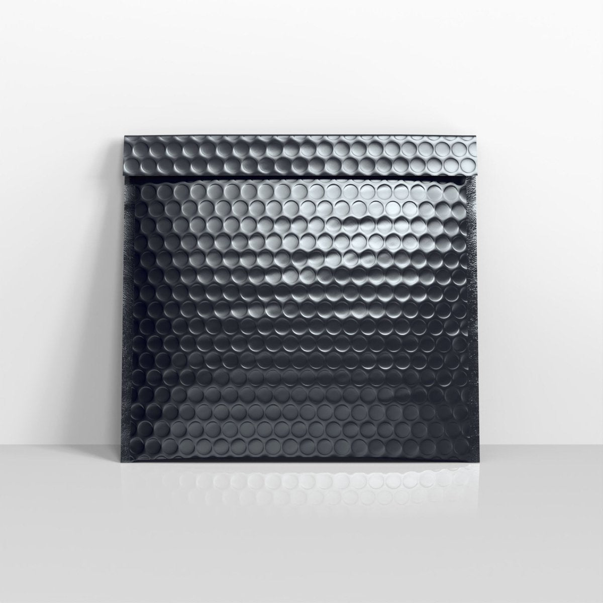 Black Metallic Finish Bubble Bag Mailers -