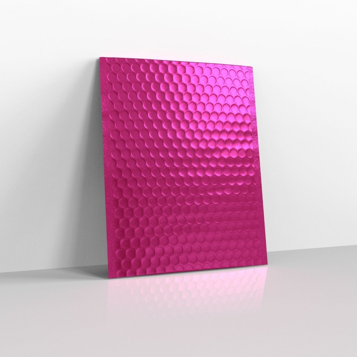 Hot Pink Metallic Finish Bubble Bag Mailers - C5+ - 250 x 180mm