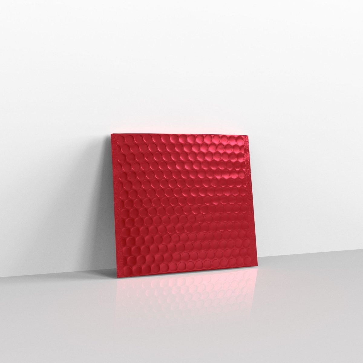Red Metallic Finish Bubble Bag Mailers - C5+ - 250 x 180mm