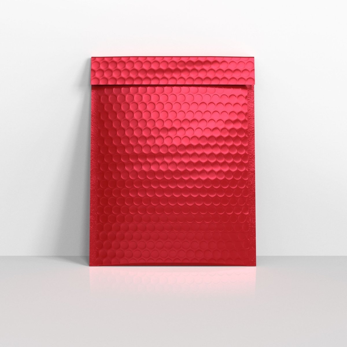 Red Metallic Finish Bubble Bag Mailers - C5+ - 250 x 180mm