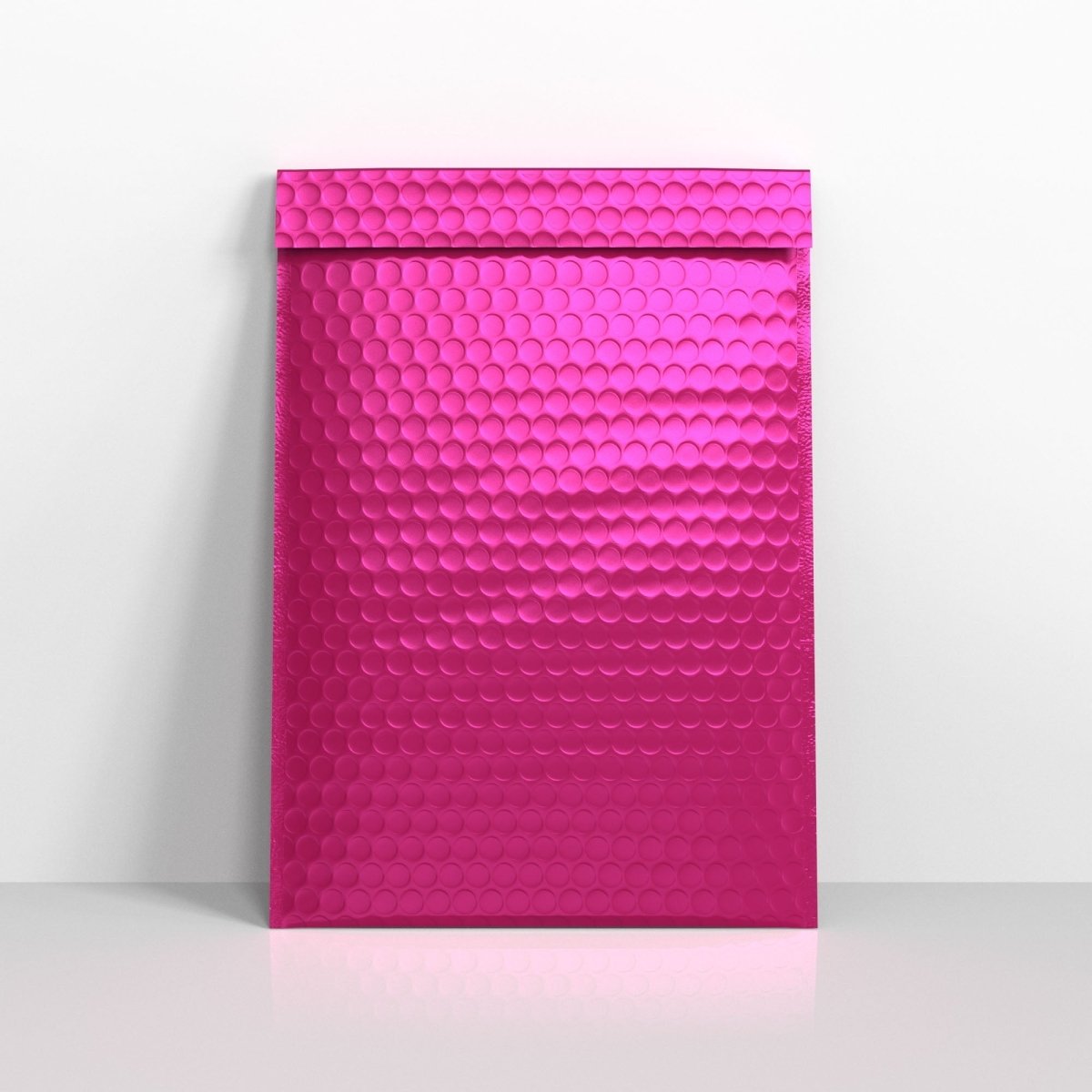 Hot Pink Metallic Finish Bubble Bag Mailers - C4 - 324 x 230mm