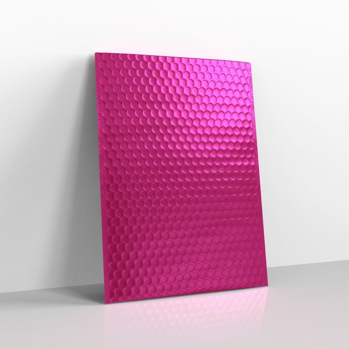 Hot Pink Metallic Finish Bubble Bag Mailers - C4 - 324 x 230mm