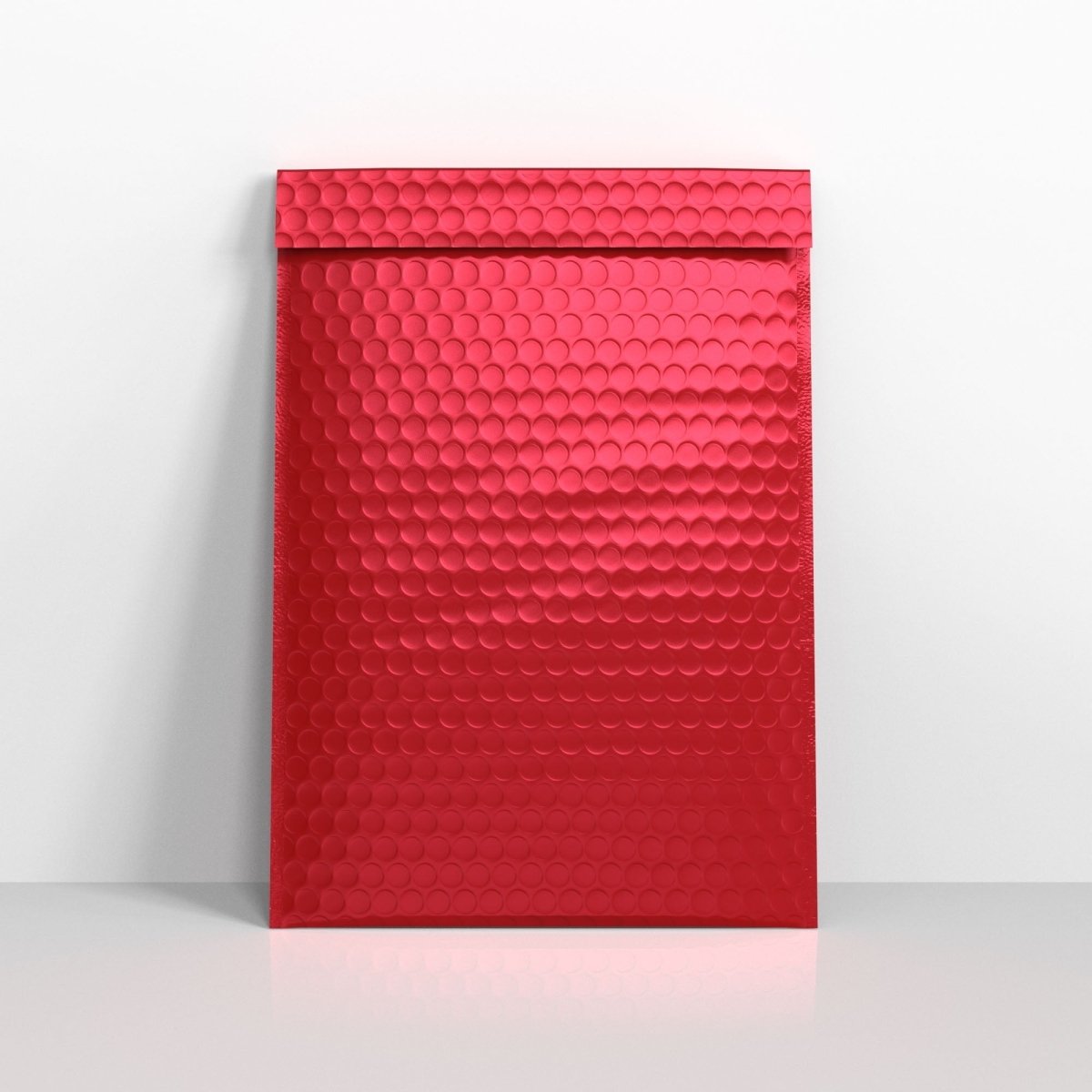 Red Metallic Finish Bubble Bag Mailers - C4 - 324 x 230mm