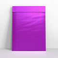 MB450P - Purple Metallic Finish Bubble Bag Mailers - Metallic Finish Bubble Bag Mailers