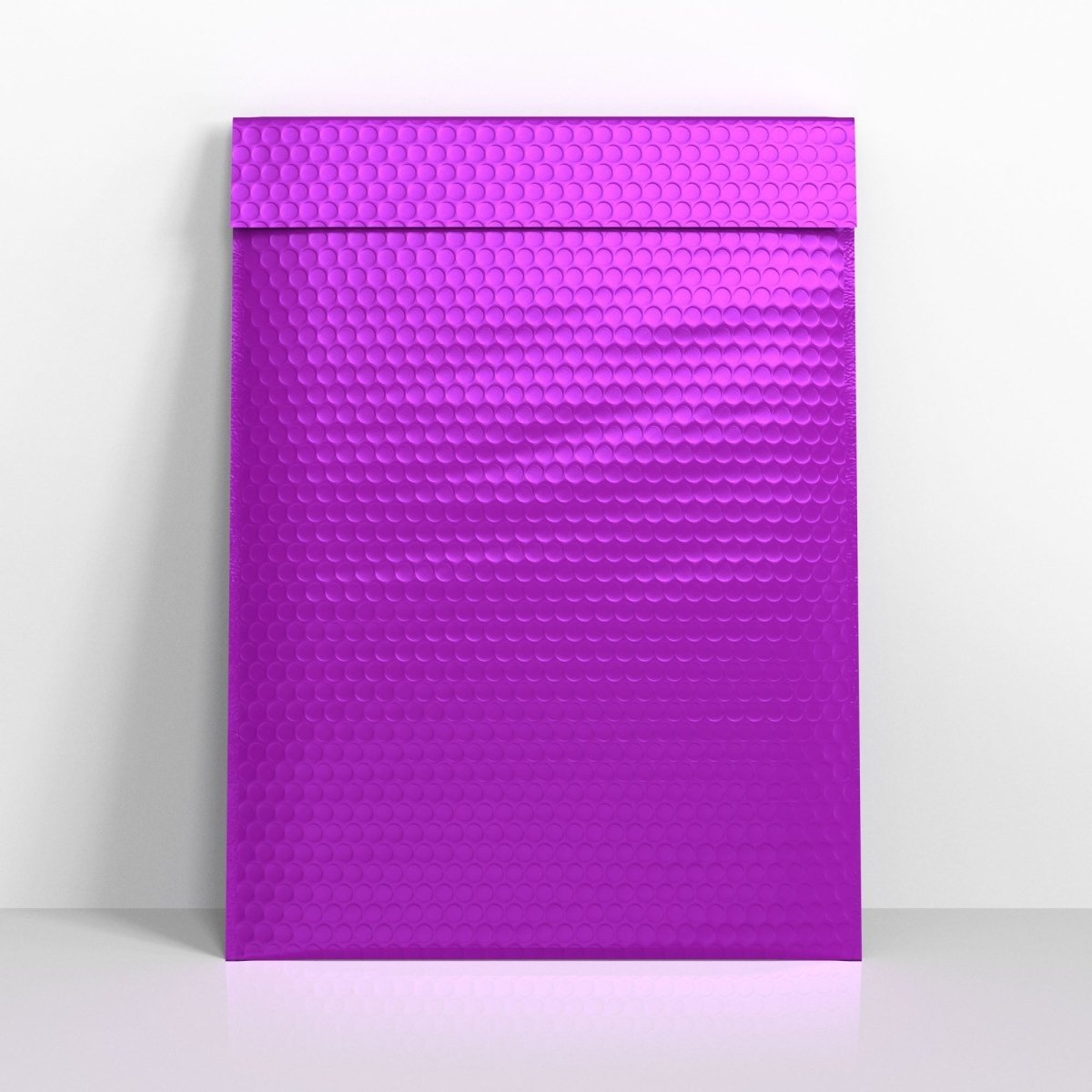Purple Metallic Finish Bubble Bag Mailers - 450 x 320mm