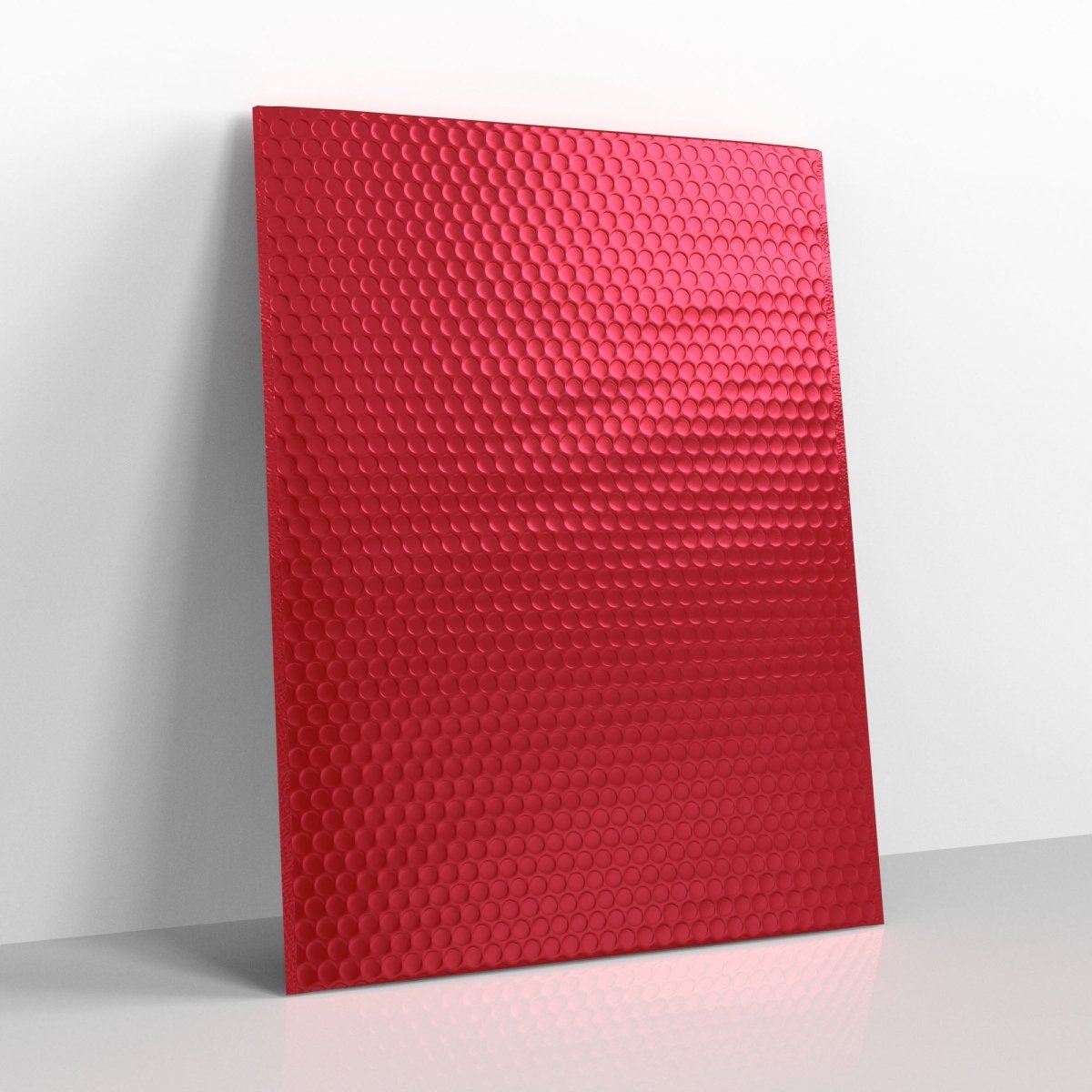 Red Metallic Finish Bubble Bag Mailers - 450 x 320mm