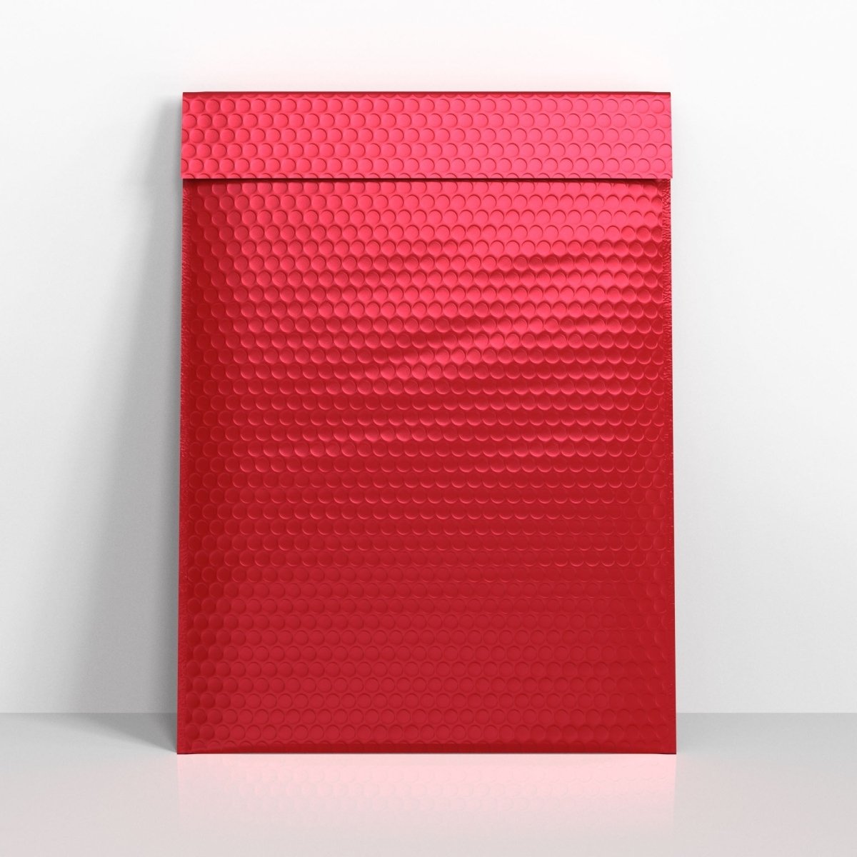 Red Metallic Finish Bubble Bag Mailers - 450 x 320mm
