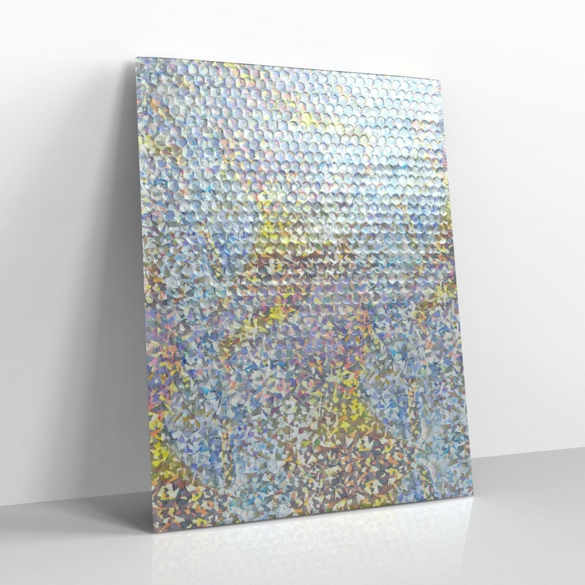 Silver Holographic Metallic Finish Bubble Bag Mailers - 450 x 320mm