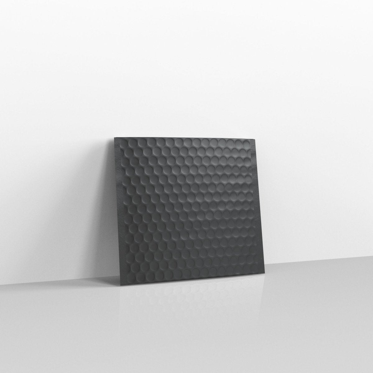 Black Matt Finish Bubble Bag Mailers - Square - 165 x 165mm