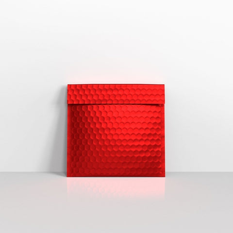 MM165R - Red Matt Finish Bubble Bag Mailers - Matt Finish Bubble Bag Mailers
