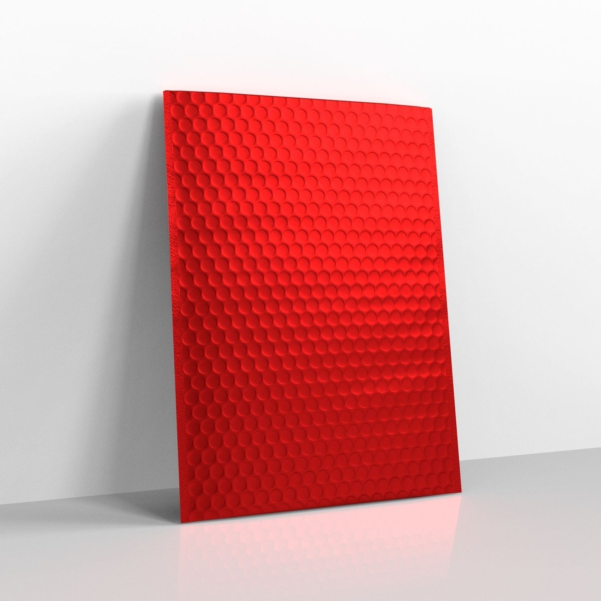 Red Matt Finish Bubble Bag Mailers - C4 - 324 x 230mm