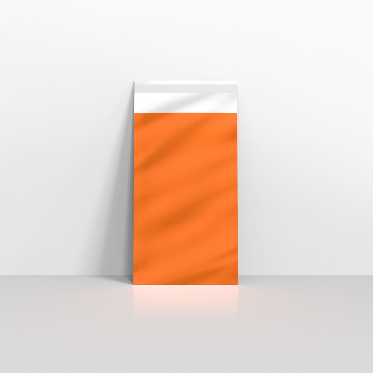 Orange Matt Finish Foil Envelopes - DL - 220 x 110mm