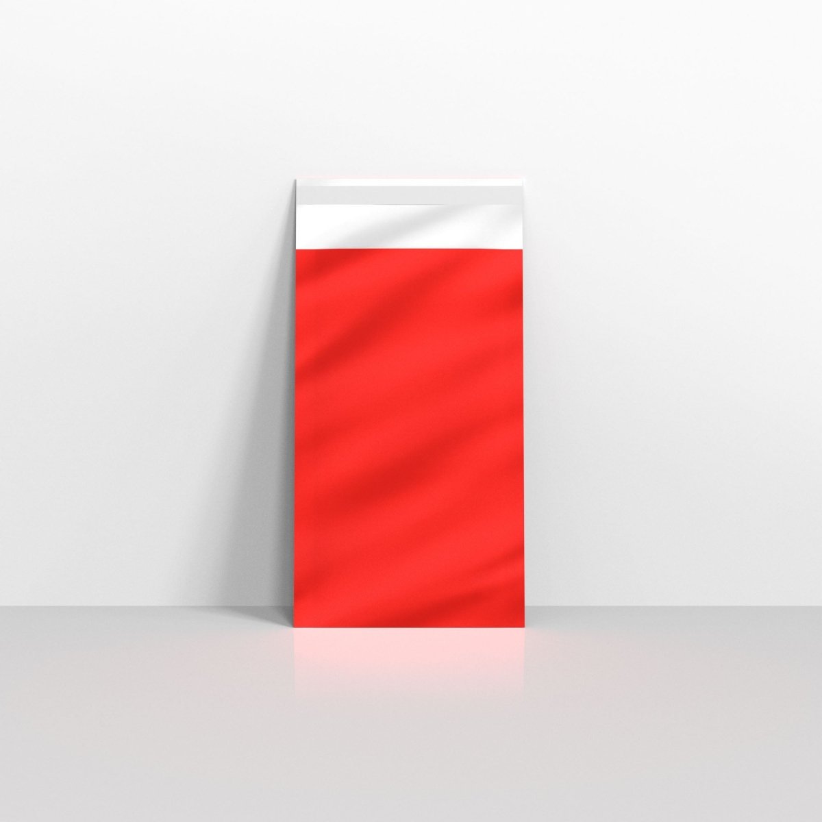 Red Matt Finish Foil Envelopes - DL - 220 x 110mm