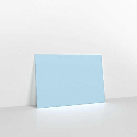 P15125 - Pale Blue Coloured Gummed Greeting Card V Flap Envelopes - Greeting Card Envelopes