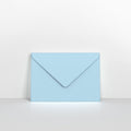 P15125 - Pale Blue Coloured Gummed Greeting Card V Flap Envelopes - Greeting Card Envelopes