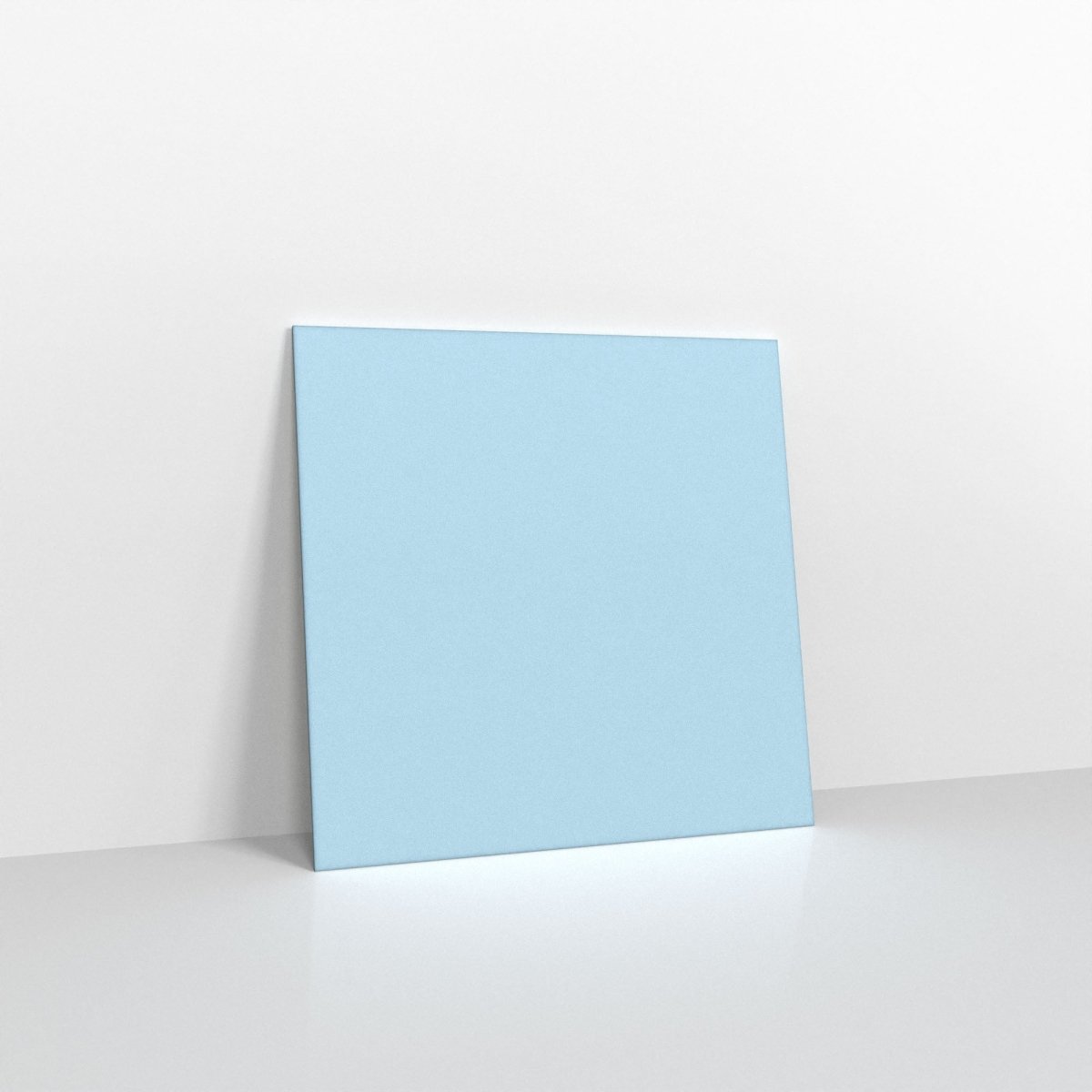 Pale Blue Coloured Gummed Greeting Card V Flap Envelopes - Square - 130 x 130mm