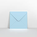 P15130 - Pale Blue Coloured Gummed Greeting Card V Flap Envelopes - Greeting Card Envelopes