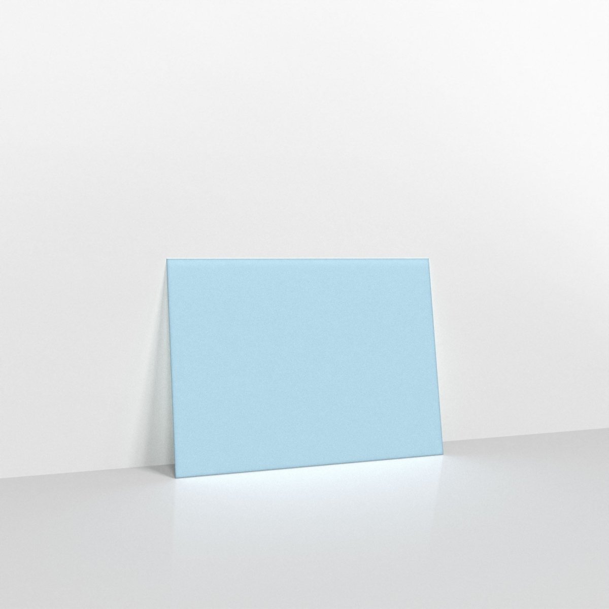 Pale Blue Coloured Gummed Greeting Card V Flap Envelopes - 133 x 184mm