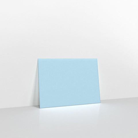 P15133 - Pale Blue Coloured Gummed Greeting Card V Flap Envelopes - Greeting Card Envelopes