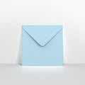P15140 - Pale Blue Coloured Gummed Greeting Card V Flap Envelopes - Greeting Card Envelopes