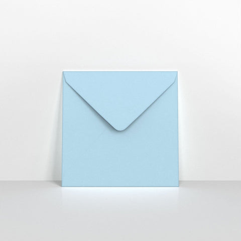 P15140 - Pale Blue Coloured Gummed Greeting Card V Flap Envelopes - Greeting Card Envelopes