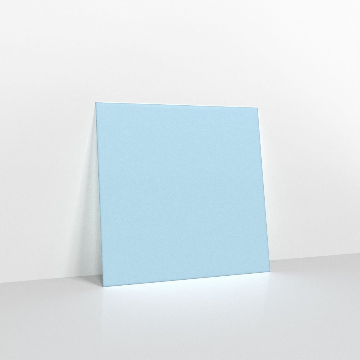 Pale Blue Coloured Gummed Greeting Card V Flap Envelopes - Square - 140 x 140mm