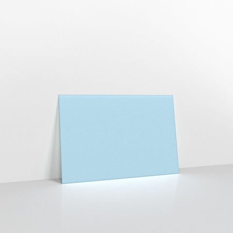 P1562 - Pale Blue Coloured Gummed Greeting Card V Flap Envelopes - Greeting Card Envelopes