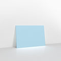 P1582 - Pale Blue Coloured Gummed Greeting Card V Flap Envelopes - Greeting Card Envelopes