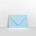 P15C6 - Pale Blue Coloured Gummed Greeting Card V Flap Envelopes - Greeting Card Envelopes