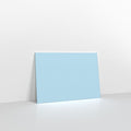 P15C6 - Pale Blue Coloured Gummed Greeting Card V Flap Envelopes - Greeting Card Envelopes